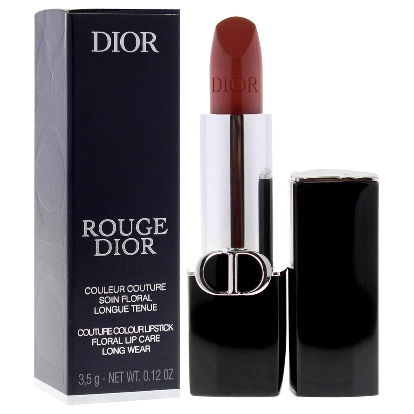 Rouge Couture Satin Lipstick - 434 Promenade by Christian for Women - 0.12 Oz Lipstick (Refillable)