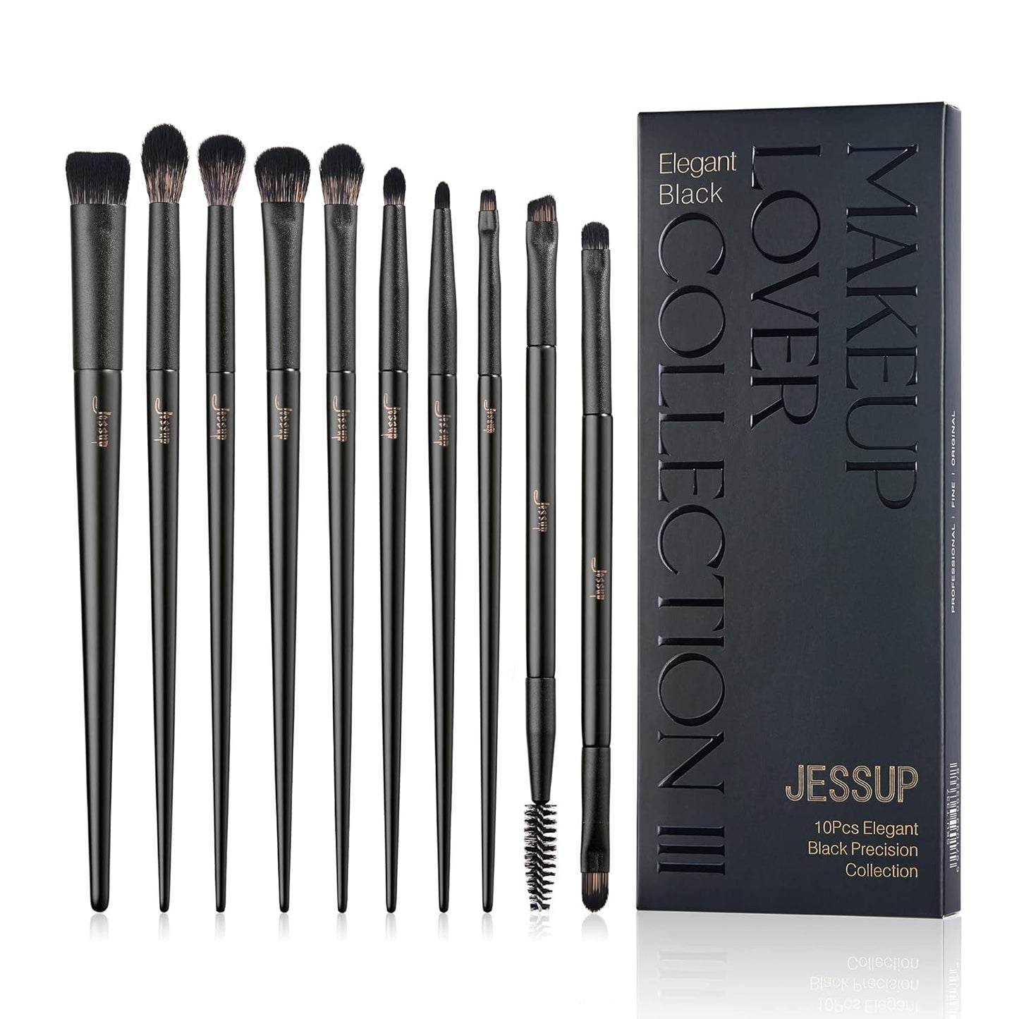 Makeup Brushes 14Pcs Makeup Brush Set Premium Synthetic Powder Foundation Contour Blush Concealer Eye Shadow Blending Liner Make up Brush Kit Light Grey T329