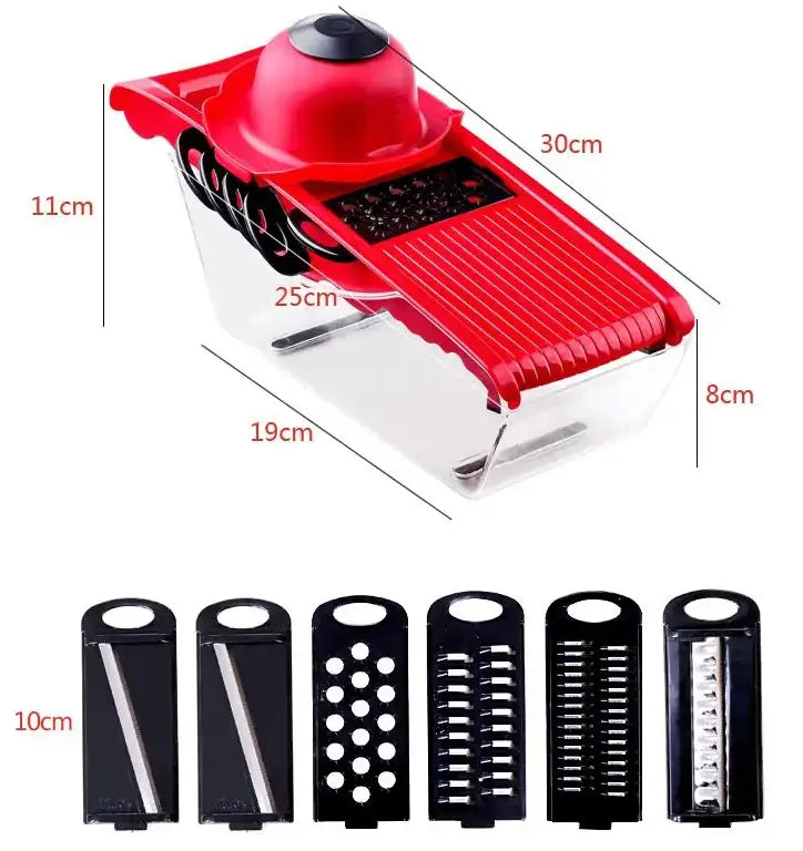 Multifunction Kitchen Slicer 6 Blades ALI IS CHEAPER