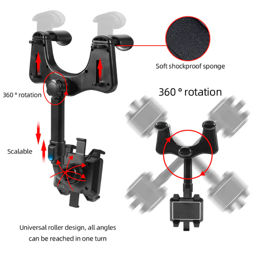 360° Rotatable Smart Phone Car Holder ALI IS CHEAPER
