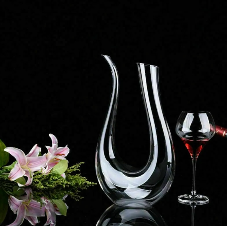 Crystal U-shaped 1500ml Wine Decanter ALI IS CHEAPER