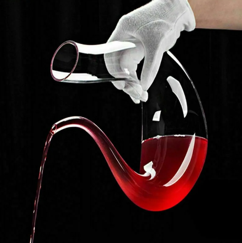 Crystal U-shaped 1500ml Wine Decanter ALI IS CHEAPER
