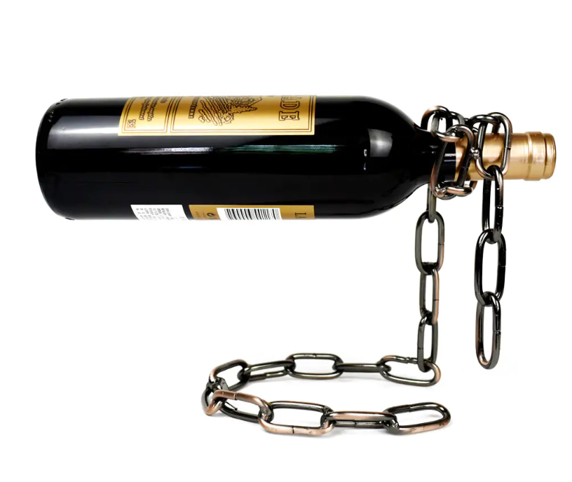 Magic Iron Chain Wine Bottle Holder ALI IS CHEAPER