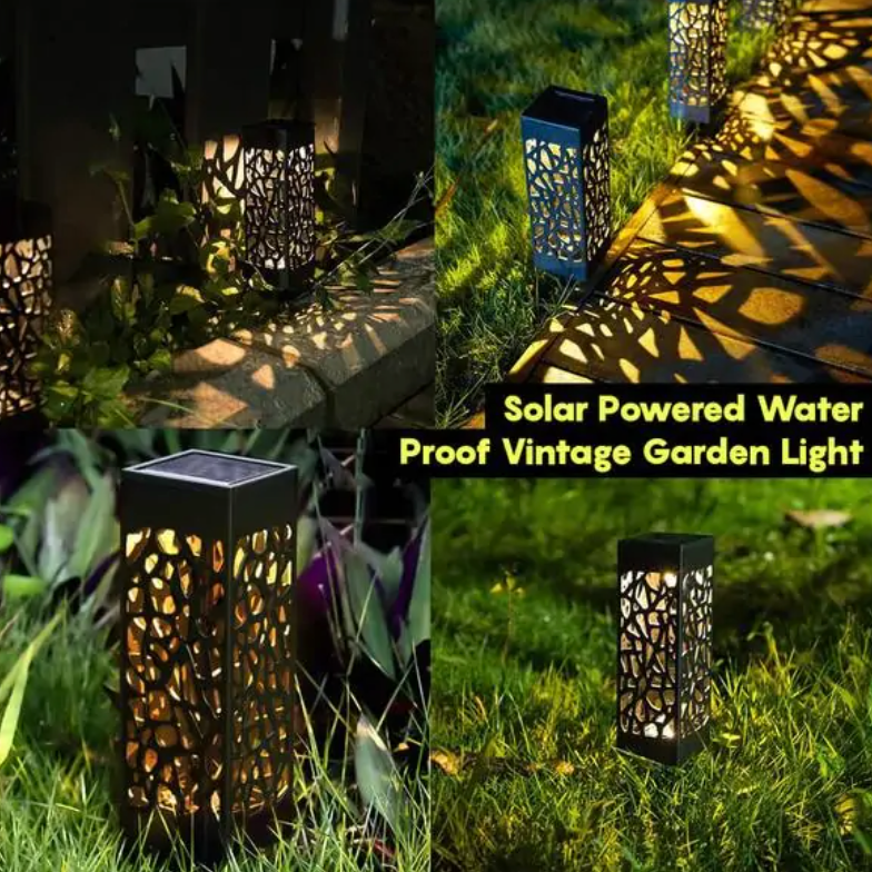 Solar Powered Waterproof Vintage Garden Light ALI IS CHEAPER