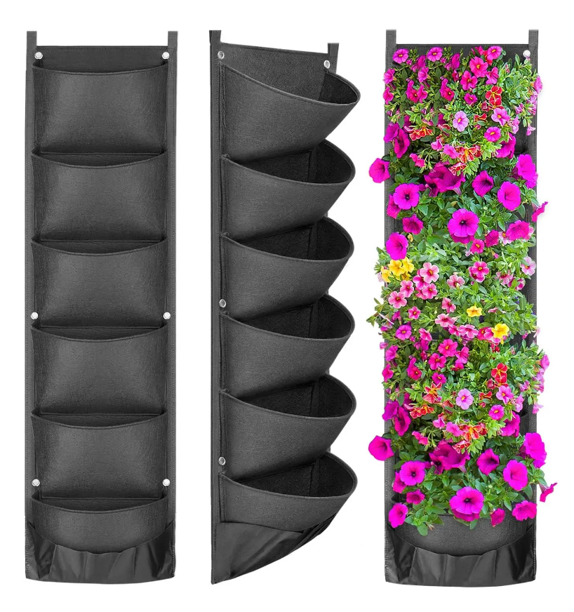 Vertical Hanging Garden Flower Pots ALI IS CHEAPER