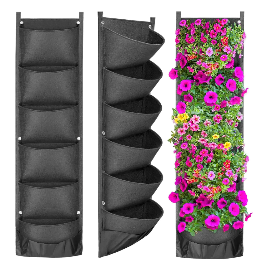 Vertical Hanging Garden Flower Pots ALI IS CHEAPER