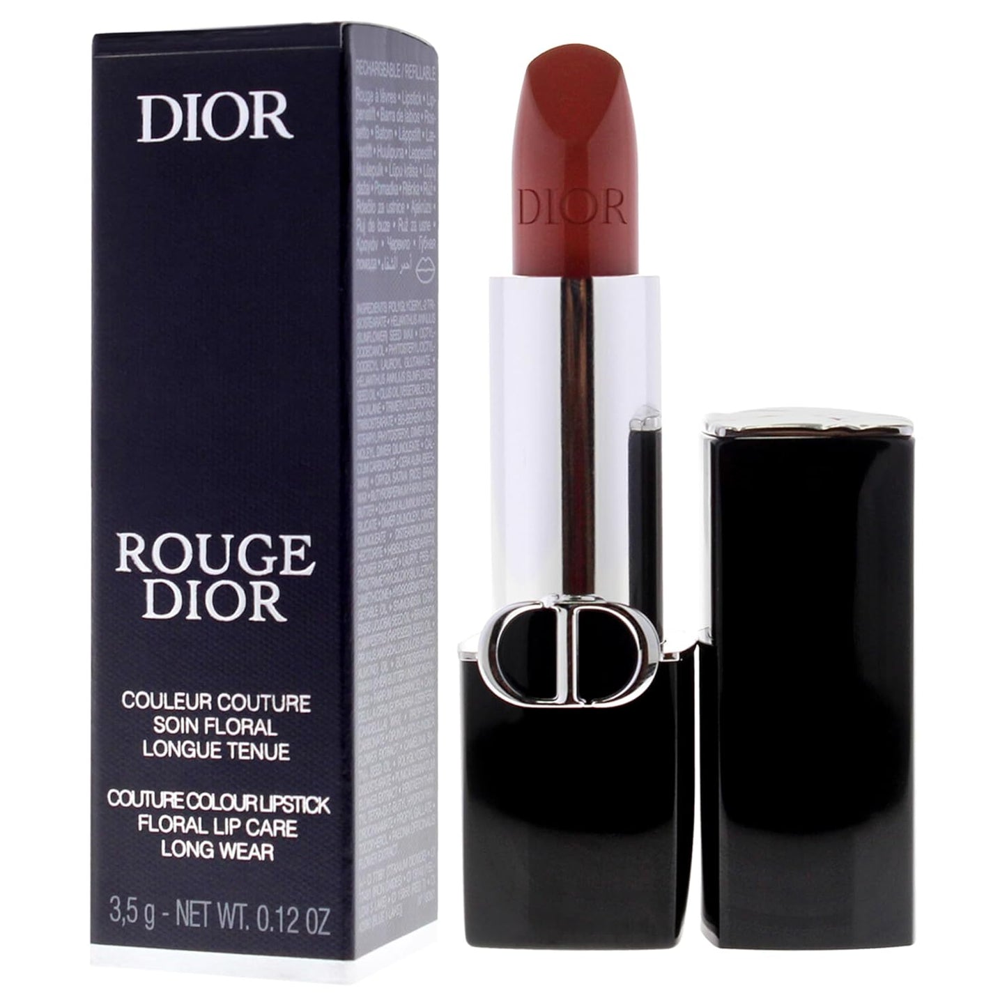 Rouge Couture Satin Lipstick - 434 Promenade by Christian for Women - 0.12 Oz Lipstick (Refillable)
